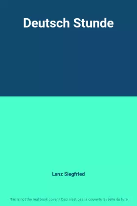 Couverture du produit · Deutsch Stunde