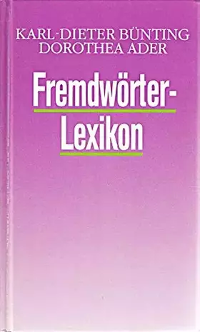 Couverture du produit · Fremdwörter-Lexikon