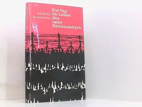 Couverture du produit · Alexander Solschenizyn: Ein Tag im Leben des Iwan Denissowitsch