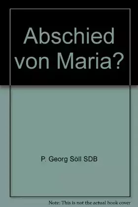 Couverture du produit · Abschied von Maria