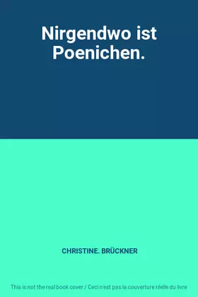 Couverture du produit · Nirgendwo ist Poenichen.