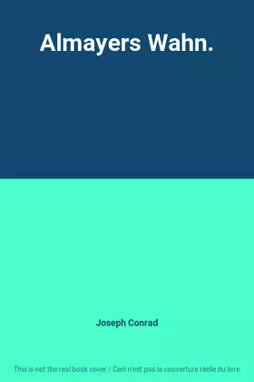 Couverture du produit · Almayers Wahn.