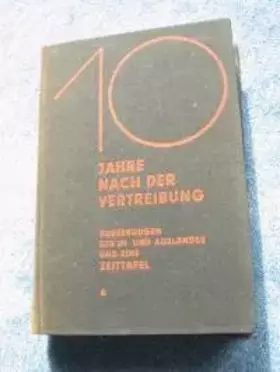 Couverture du produit · 10 Jahre nach der Vertreibung