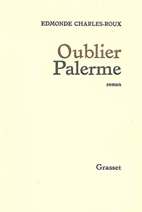 Couverture du produit · OUBLIER PALERME.