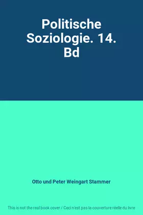 Couverture du produit · Politische Soziologie. 14. Bd