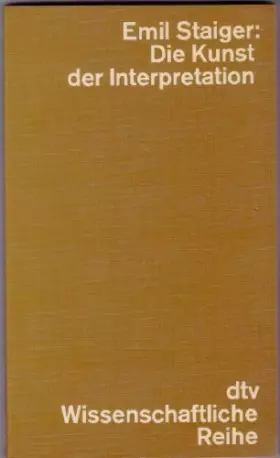 Couverture du produit · Die Kunst der Interpretation