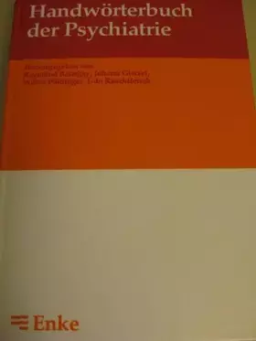 Couverture du produit · Handwörterbuch der Psychiatrie