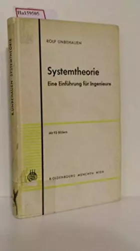Couverture du produit · Systemtheorie Eine Einführung für Ingenieure