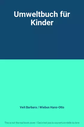 Couverture du produit · Umweltbuch für Kinder