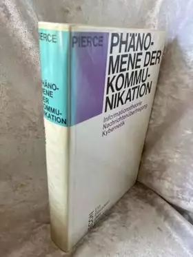 Couverture du produit · Phänomene der Kommunikation.