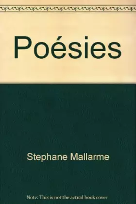 Couverture du produit · Poésies