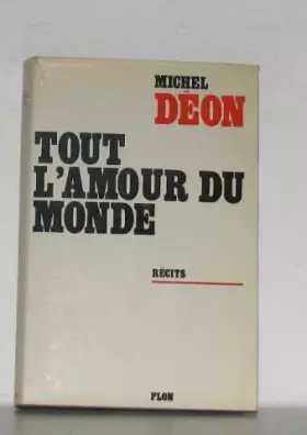 Couverture du produit · Tout l'amour du monde