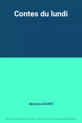 Couverture du produit · Contes du lundi
