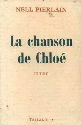 Couverture du produit · La chanson de Chloé