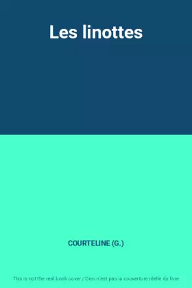 Couverture du produit · Les linottes