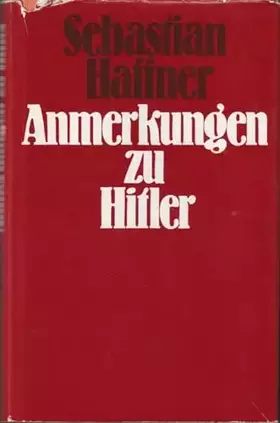 Couverture du produit · Haffner Anmerkungen zu Hitler, Bertelsmann, 204 Seiten