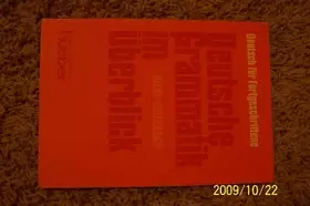 Couverture du produit · Deutsche Grammatik Im Uberblick