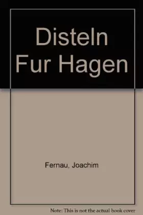 Couverture du produit · Disteln Fur Hagen