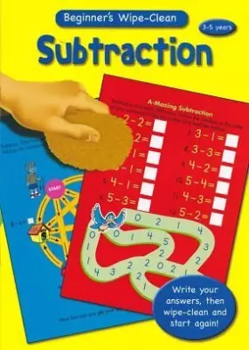 Couverture du produit · Subtraction Book (Ages 3-5) - from NETTOYAGE Maths série