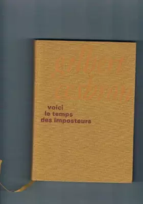 Couverture du produit · Voici le temps des imposteurs