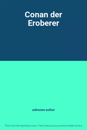 Couverture du produit · Conan der Eroberer