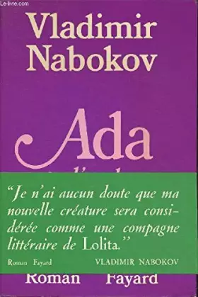 Couverture du produit · Ada ou l'ardeur