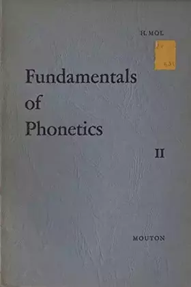 Couverture du produit · Fundamentals of Phonetics II