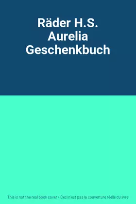 Couverture du produit · Räder H.S. Aurelia Geschenkbuch