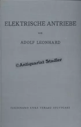 Couverture du produit · Elektrische Antriebe.