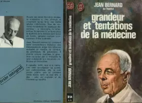 Couverture du produit · Grandeur et tentations de la médecine