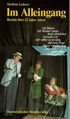Couverture du produit · Im Alleingang. Bericht über 25 Jahre Arbeit