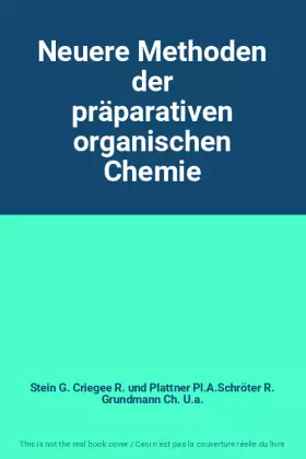 Couverture du produit · Neuere Methoden der präparativen organischen Chemie