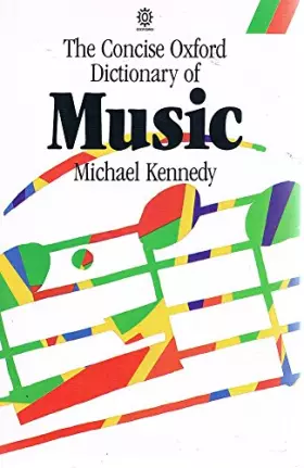 Couverture du produit · The concise Oxford dictionary of music : based on