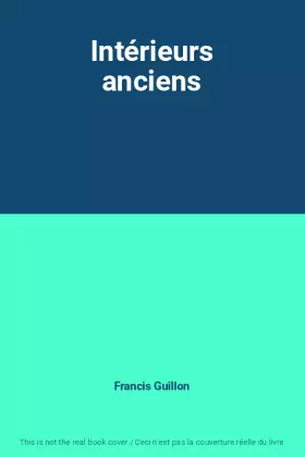 Couverture du produit · Intérieurs anciens