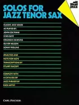 Couverture du produit · Solos for Jazz Tenor Sax