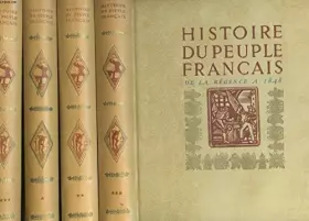 Couverture du produit · HISTOIRE DU PEUPLE FRANCAIS EN 4 TOMES.