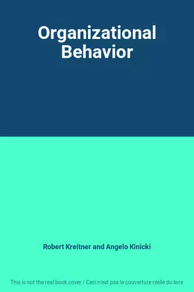 Couverture du produit · Organizational Behavior