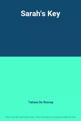 Couverture du produit · Sarah's Key