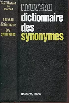 Couverture du produit · nouveau dictionnaire des synonymes