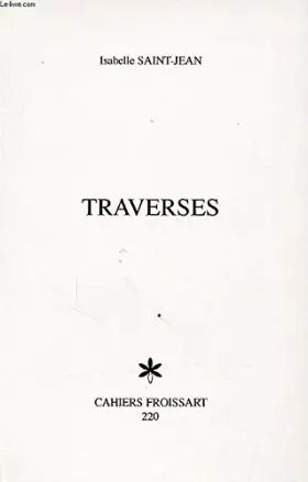 Couverture du produit · TRAVERSES