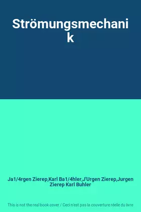 Couverture du produit · Strömungsmechanik