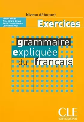 Couverture du produit · grammaire-expliquee-du-francais-workbook-beginner-a1