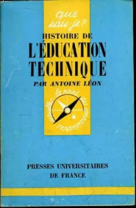 Couverture du produit · Histoire De L'education Technique
