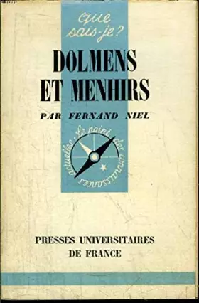 Couverture du produit · Dolmens et menhirs
