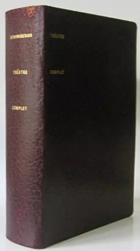 Couverture du produit · Théâtre Complet