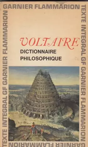 Couverture du produit · Dictionnaire philosophique