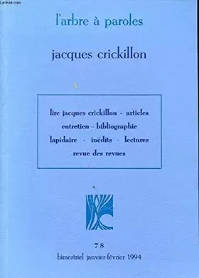 Couverture du produit · L ARBRE A PAROLE N°78