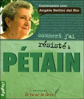 Couverture du produit · Comment j'ai résisté à Pétain