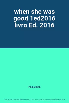 Couverture du produit · when she was good 1ed2016 livro Ed. 2016
