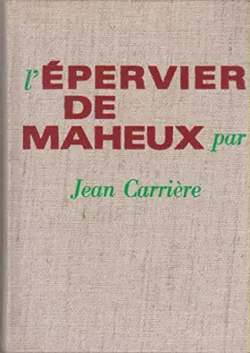 Couverture du produit · L'épervier de Maheux